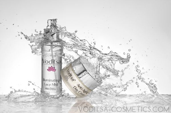 Комплект дневен крем против бръчки и мист за лице VODITSA