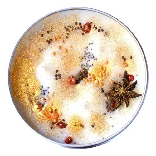 Ароматна свещ с коледно охание